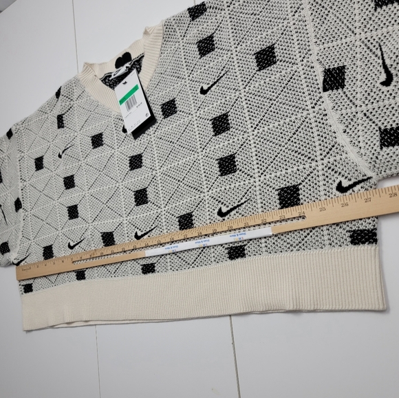 Nike WMNS Osaka Naomi Engineered Knit Sweater Pale Ivory FV7801-110 Sz XL New - Picture 7 of 8